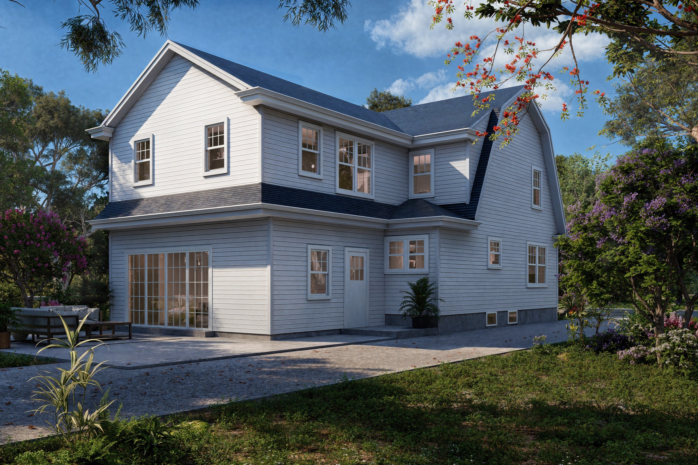 Gambrel Farmhouse 116