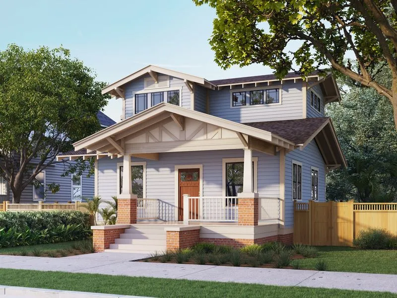Hyde Park Bungalow — residential 3D rendering