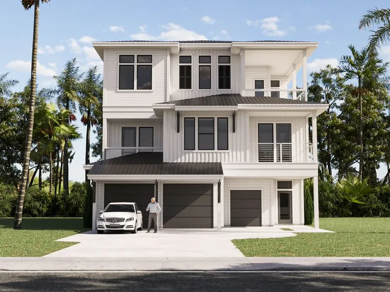 John Sappiro Coastal Residence — residential 3D rendering