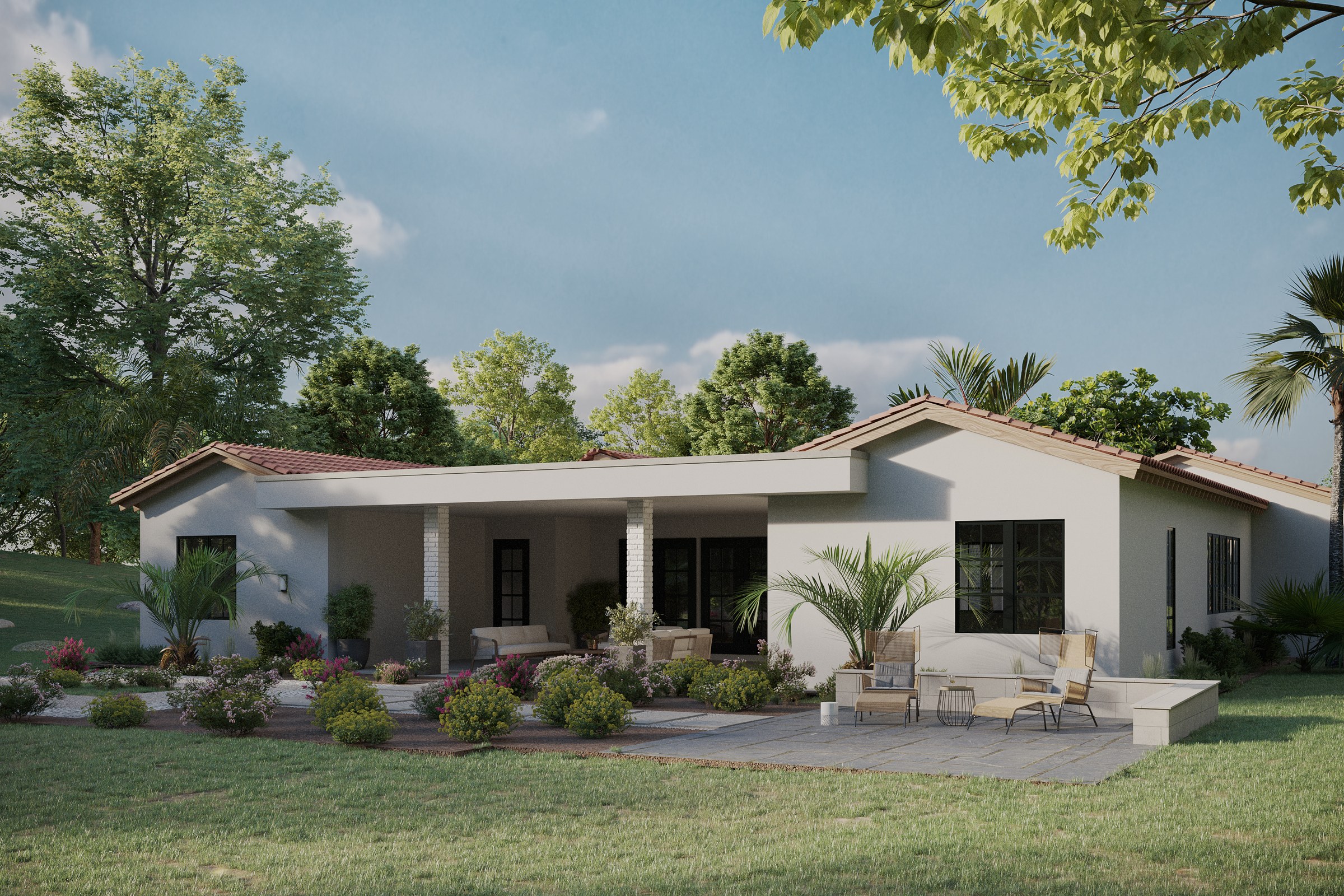 Mediterranean White Ranch