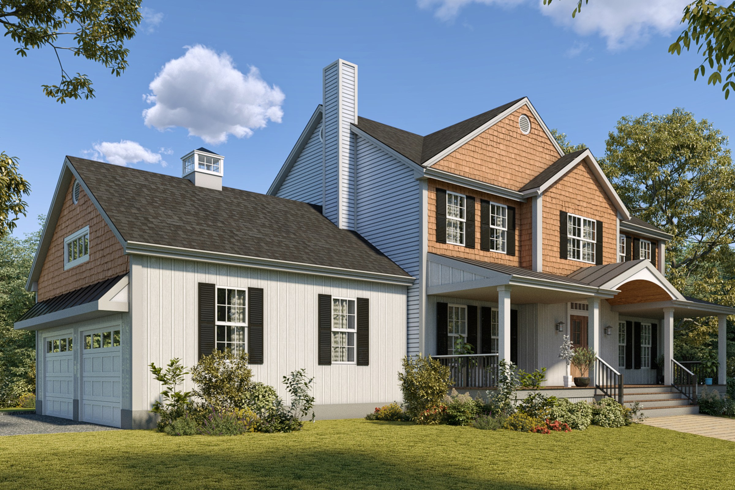 New England Colonial Shingle