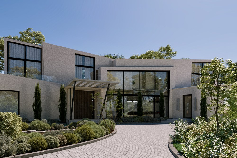 Project 37 Modern Stucco Mansion