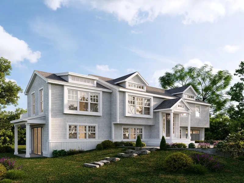Project 42 Shingle Craftsman Home — residential 3D rendering