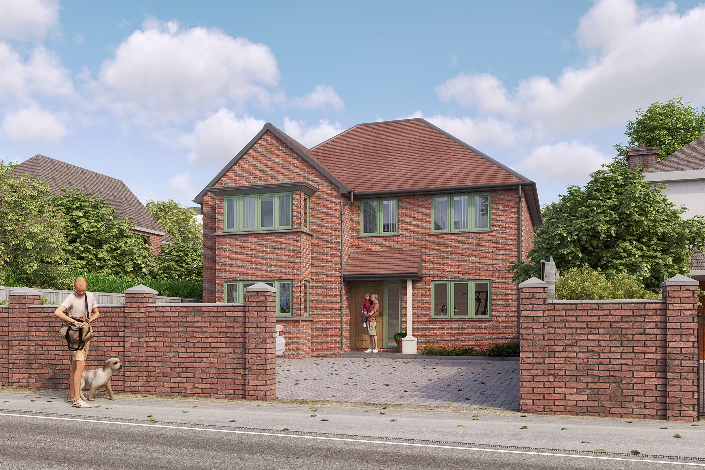 Project 55 Brick Detached Home