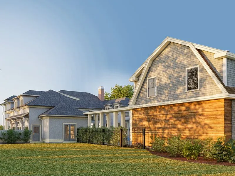 Project 71 Shingle Estate — residential 3D rendering