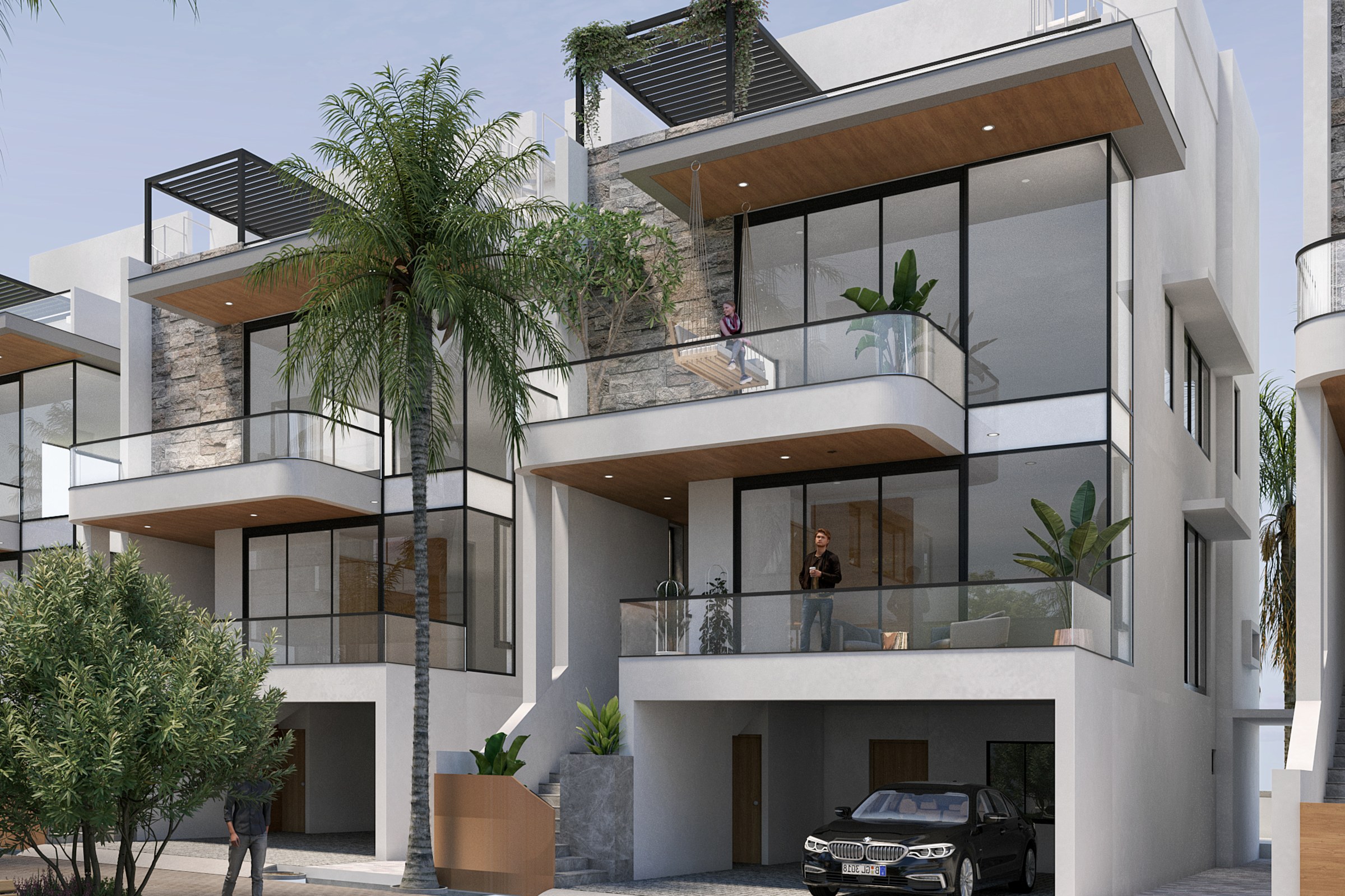 Project 77 Modern Tropical Townhouses