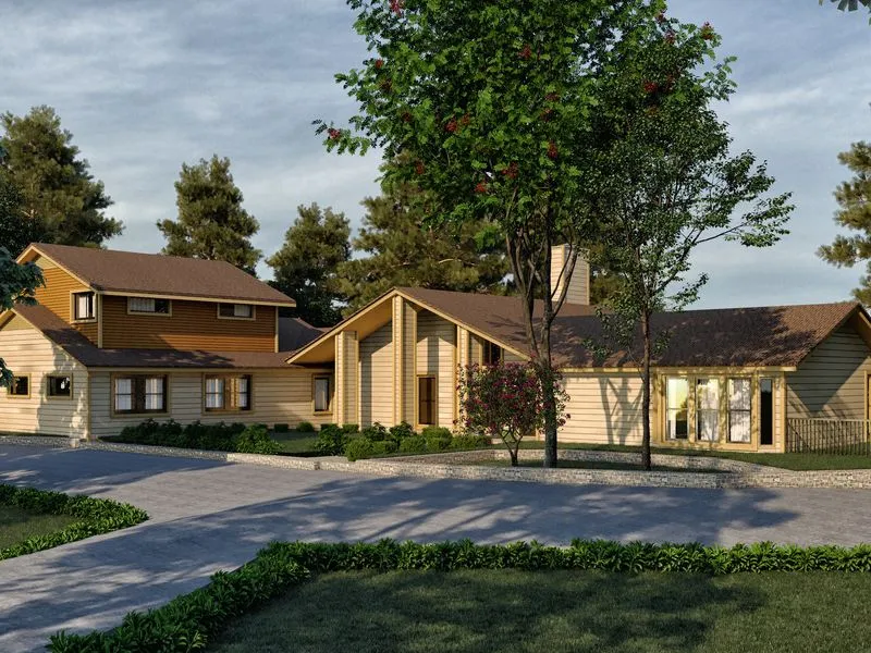 Southlake Ridge Estate — residential 3D rendering