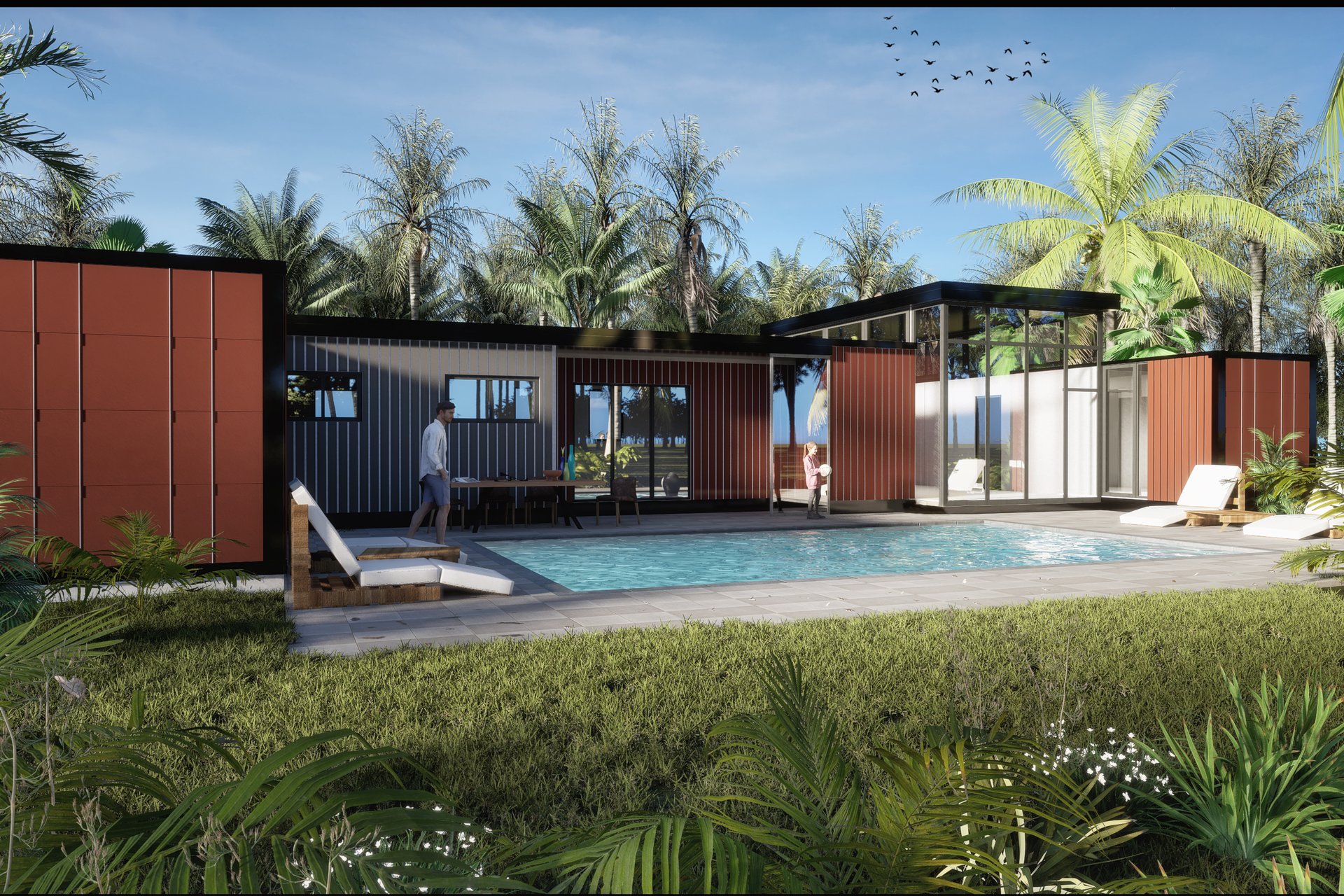 Tropical Container Modern Home — image 1
