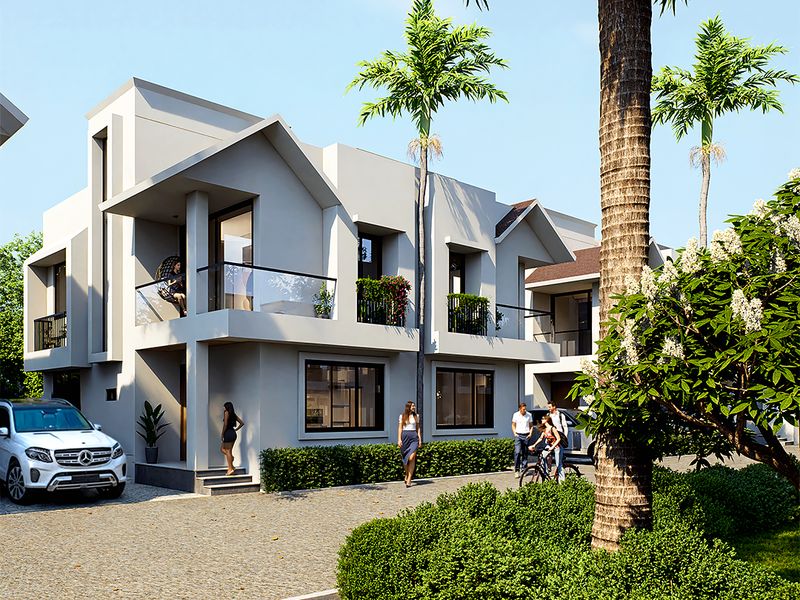 Tropical Modern White Villa