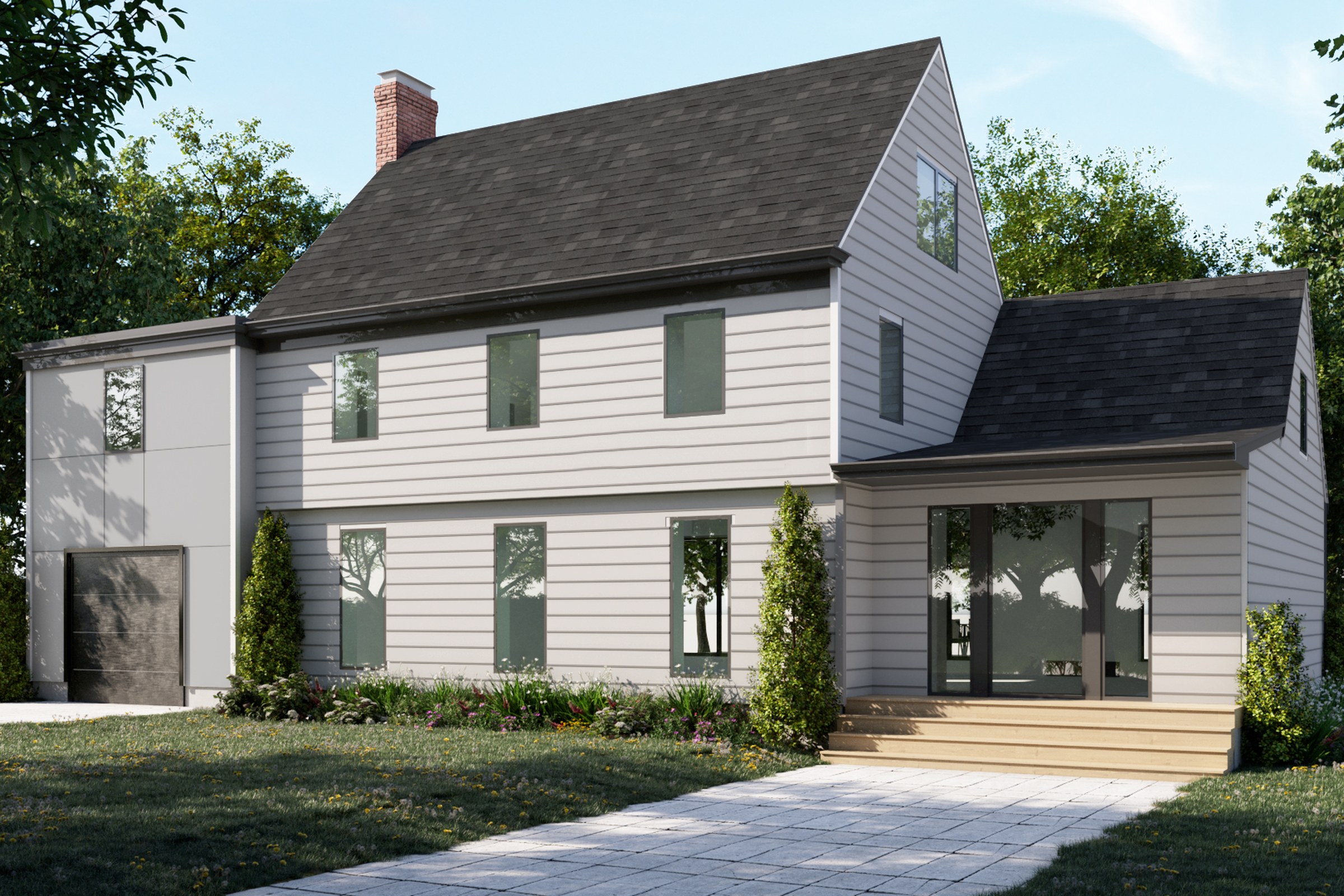 White Modern Farmhouse