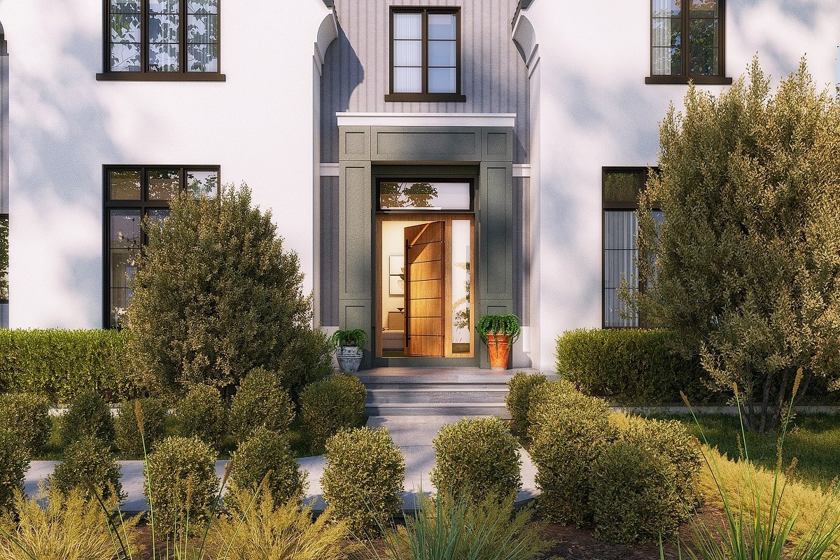 White Transitional Modern