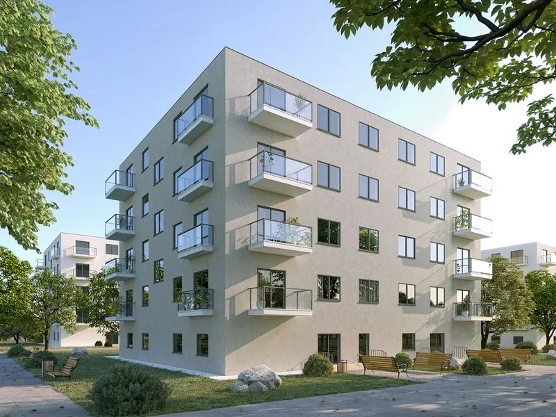 68 Minimalist Apartment — multi-family 3D rendering