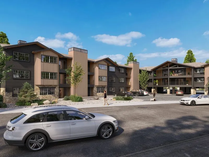 94 Mountain Lodge Apartments — multi-family 3D rendering