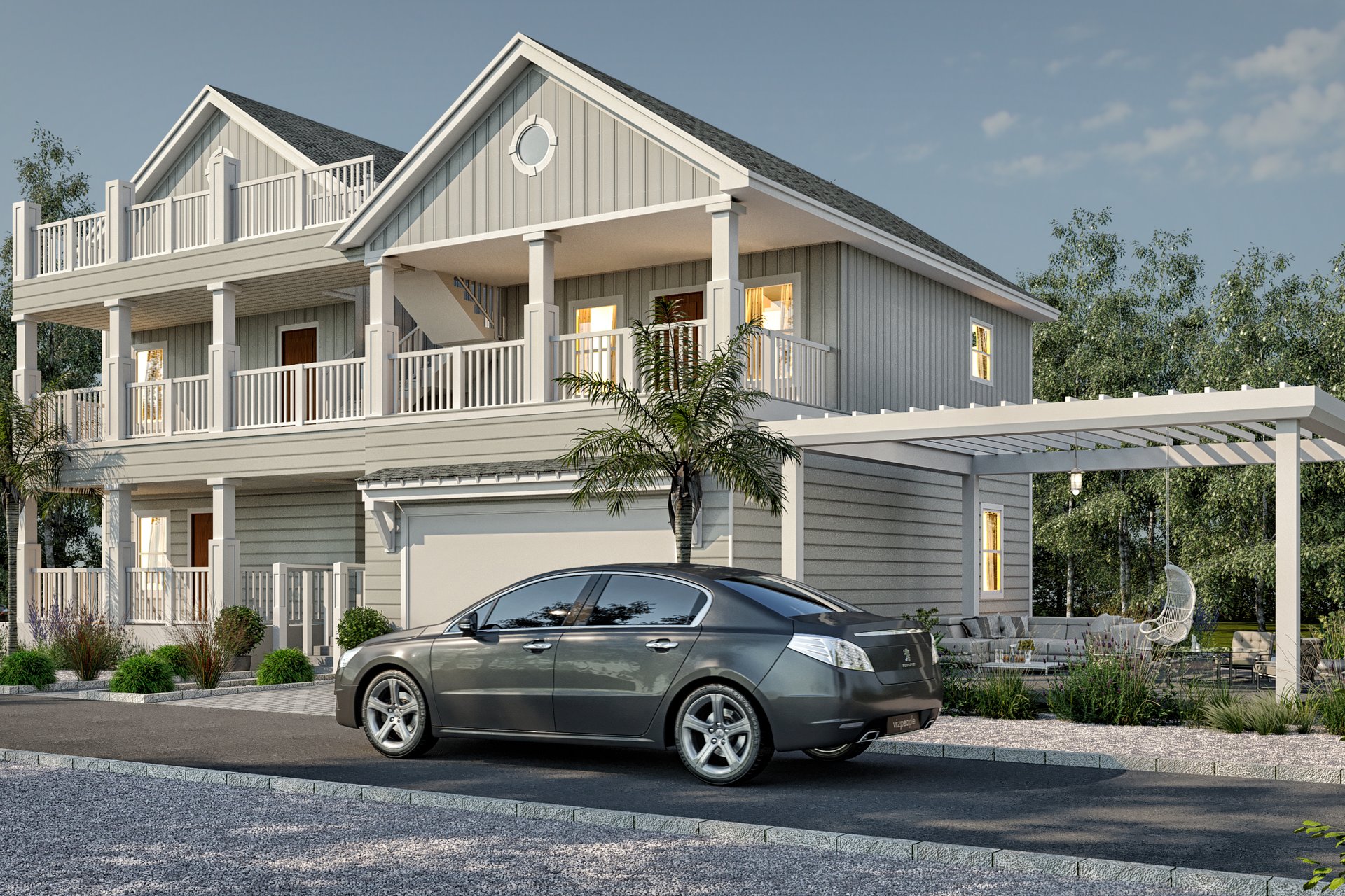 Coastal Duplex Exterior — image 1