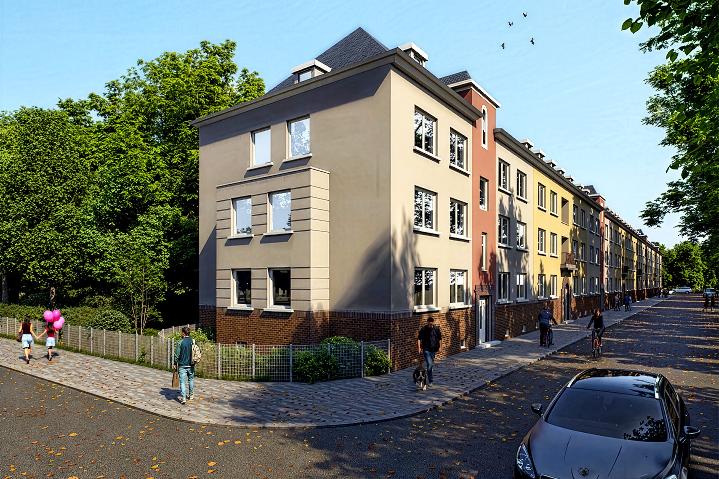 European Row Apartments 3series