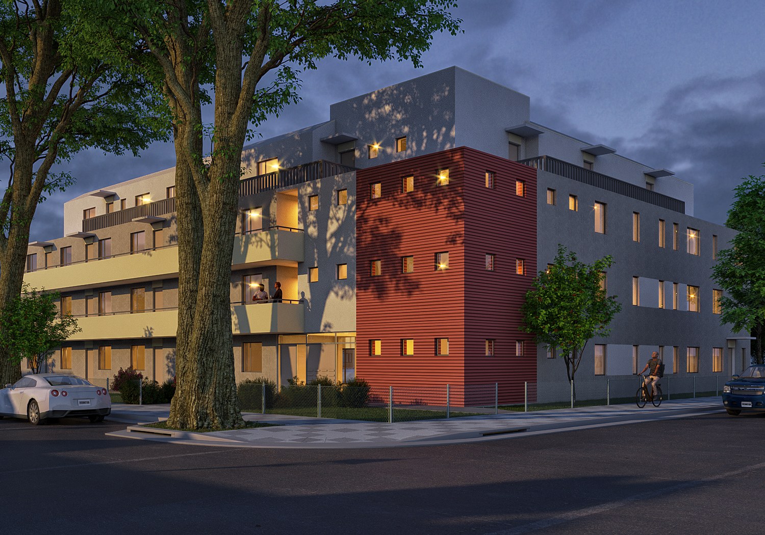 Ext01 W3 Night Apartment