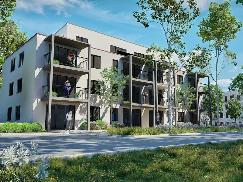 Gerhard Modern Apartments — multi-family 3D rendering