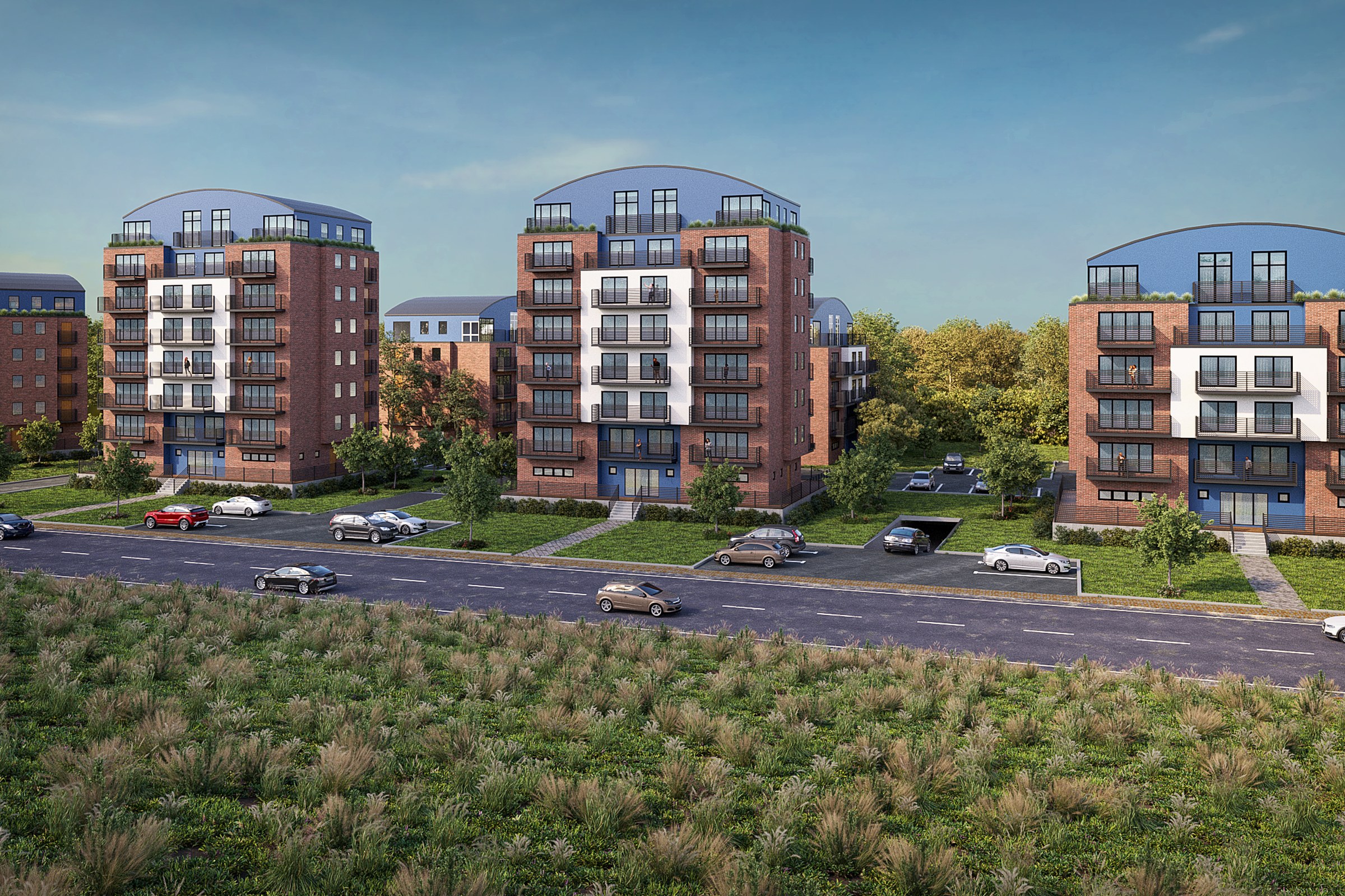 New Street View Brick Complex