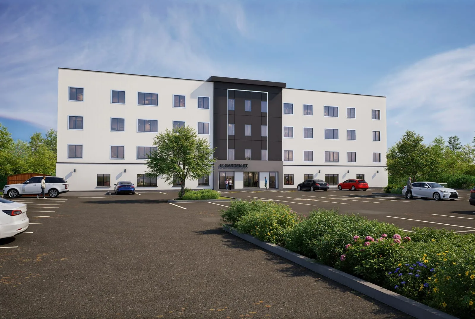 Multi-Family Residential Exteriors 2653 — multi-family architectural visualization, view 4