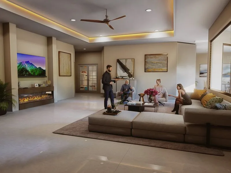 111 Grand Room Living