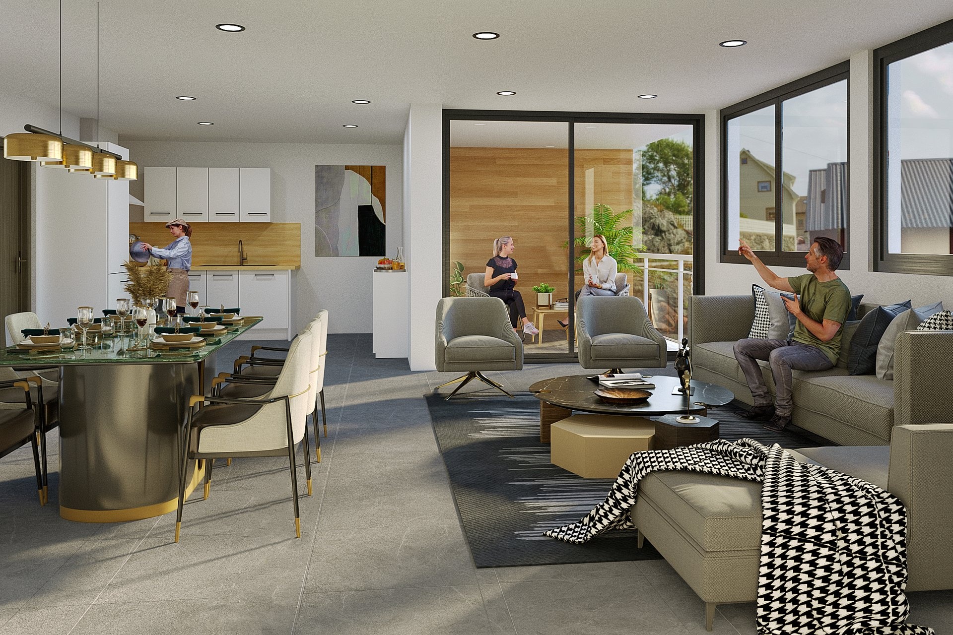 61 Open Plan Living Dining — image 1