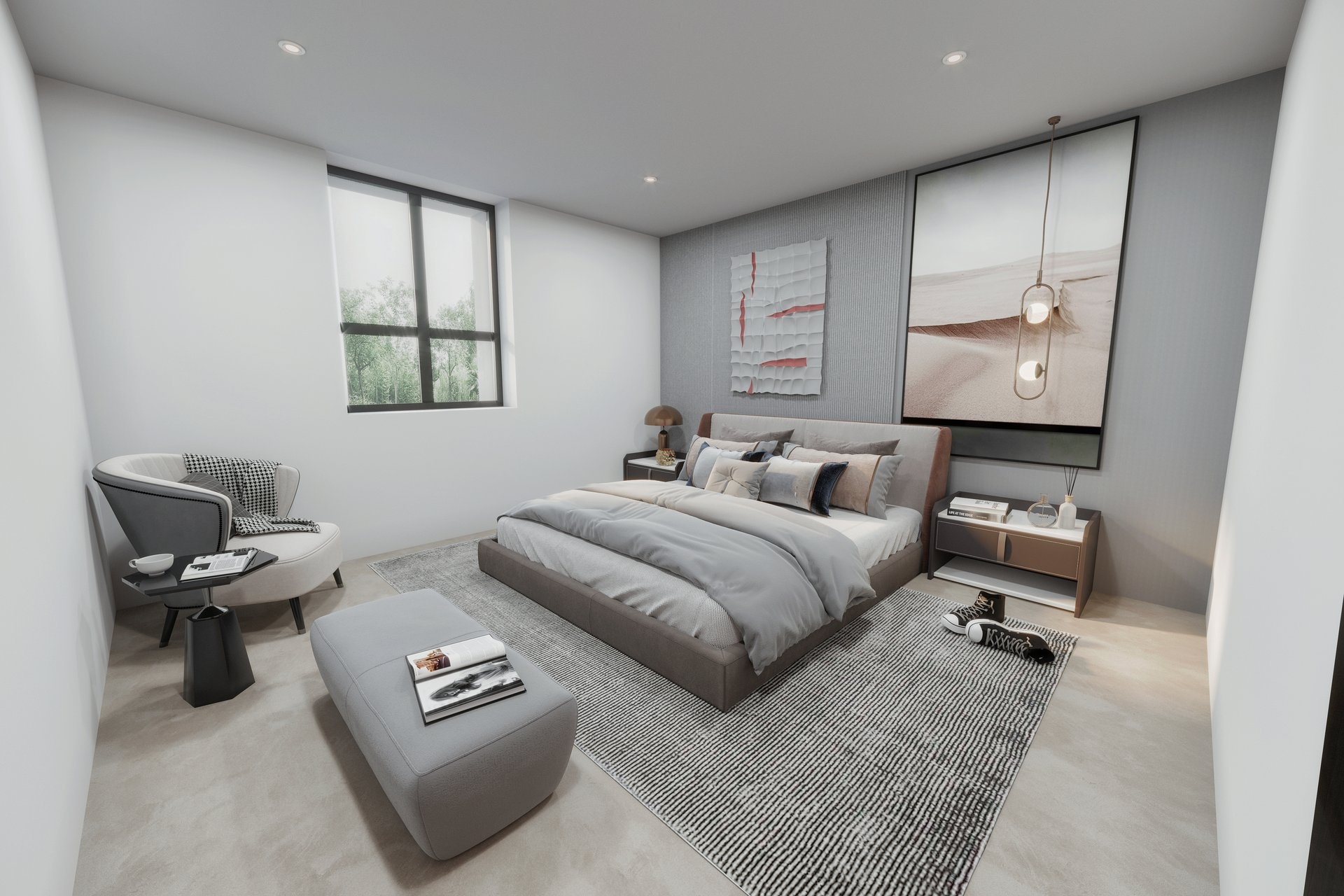93 Contemporary Bedroom — image 1