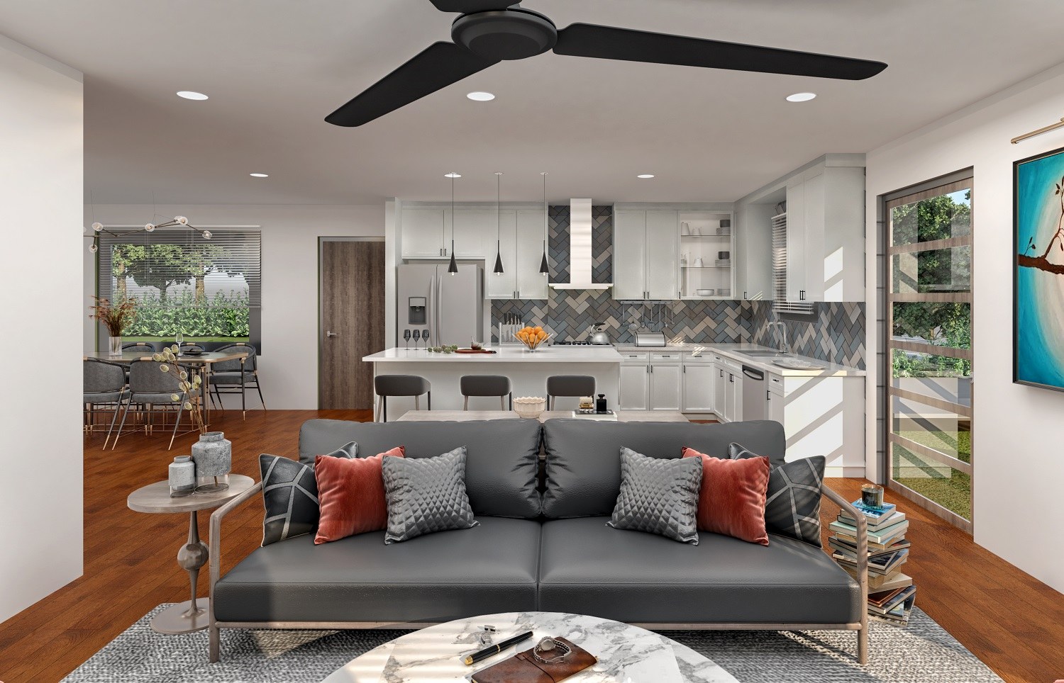 Darsh Living Kitchen Open Plan