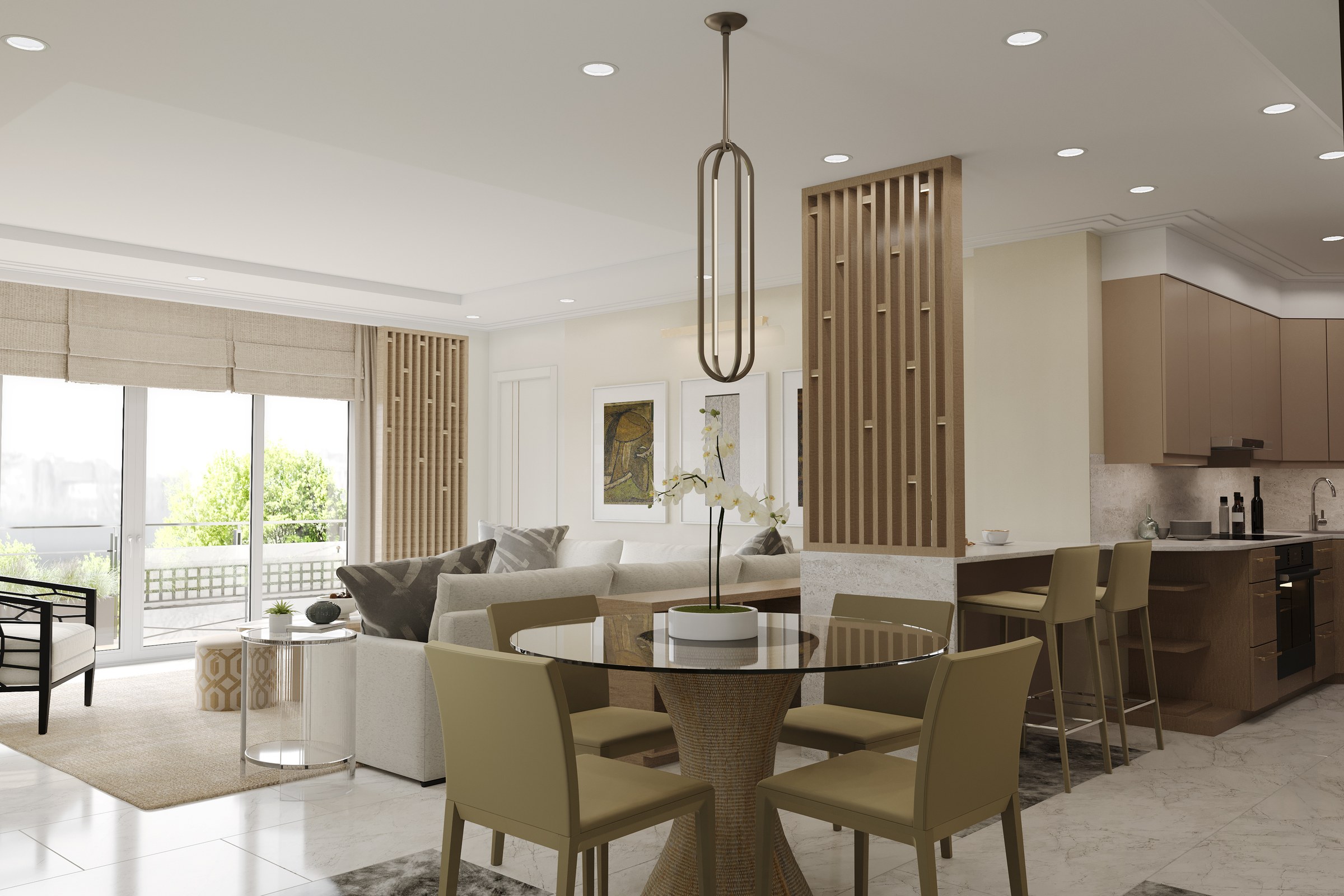David Luxury Open Plan Dining