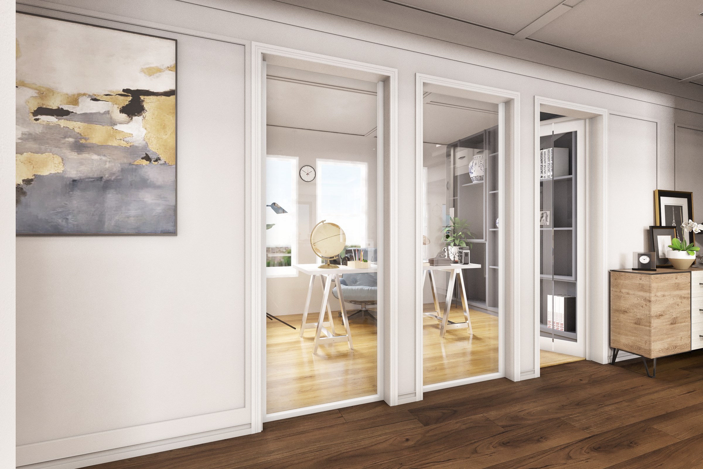 Eric Traditional Hallway Office