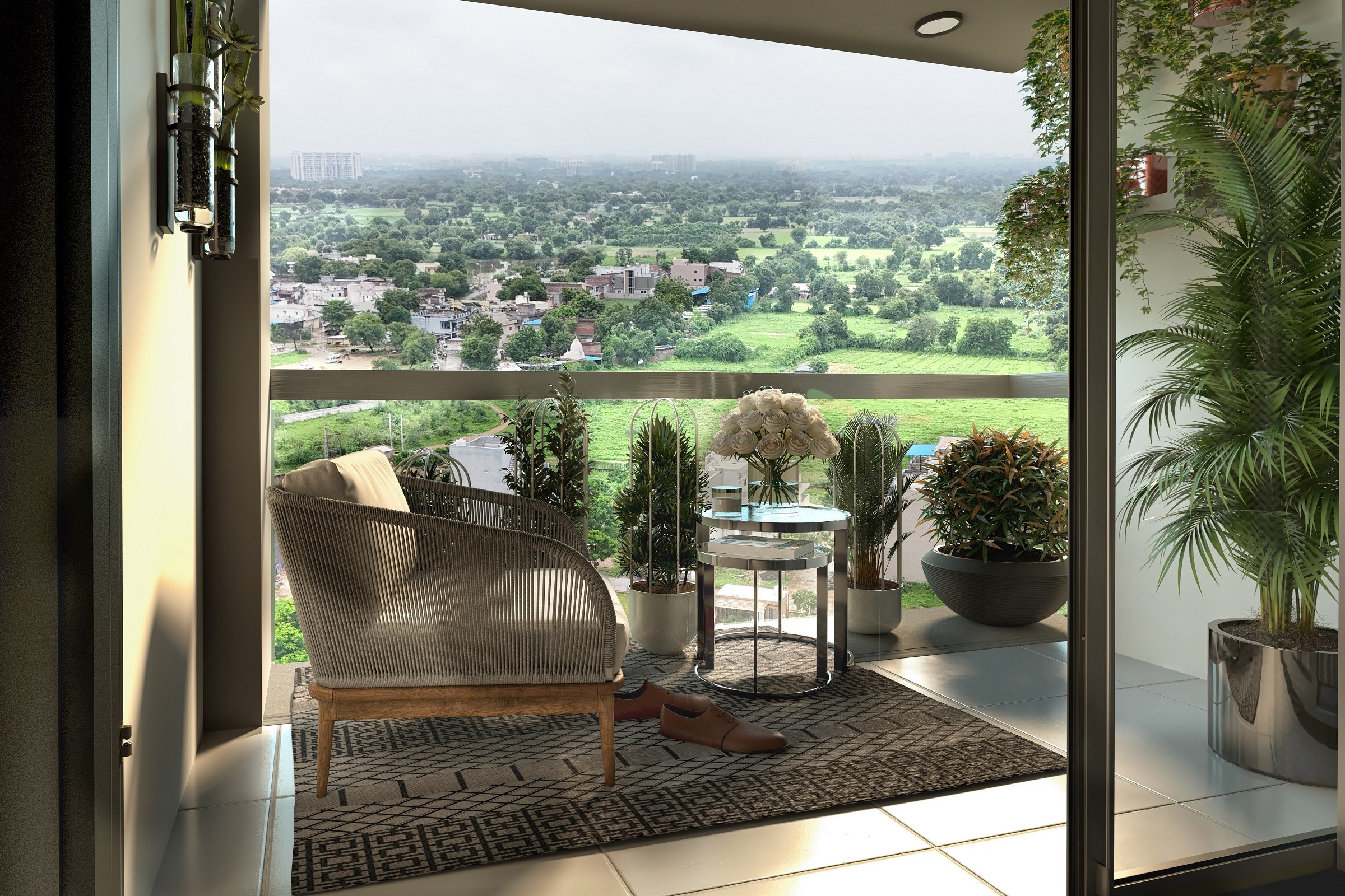 Highrise Balcony View