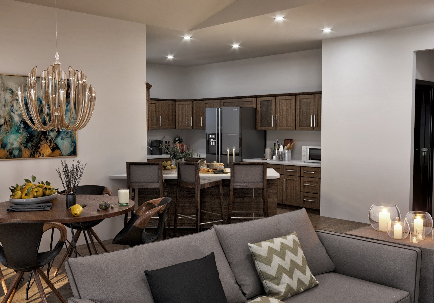 Krametbauer Kitchen Living Open Plan