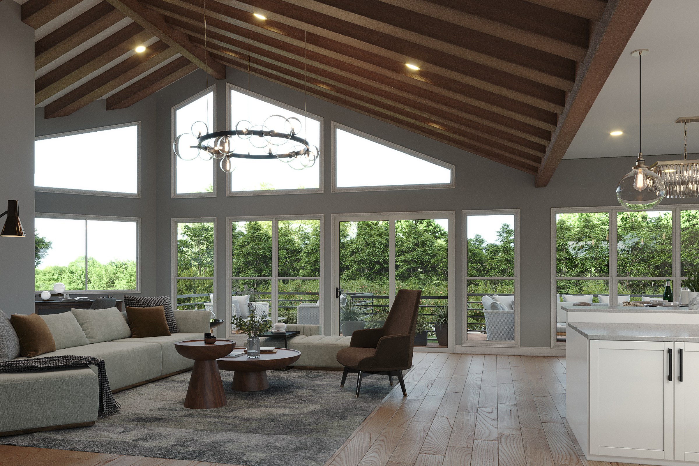 Residential living room visualization