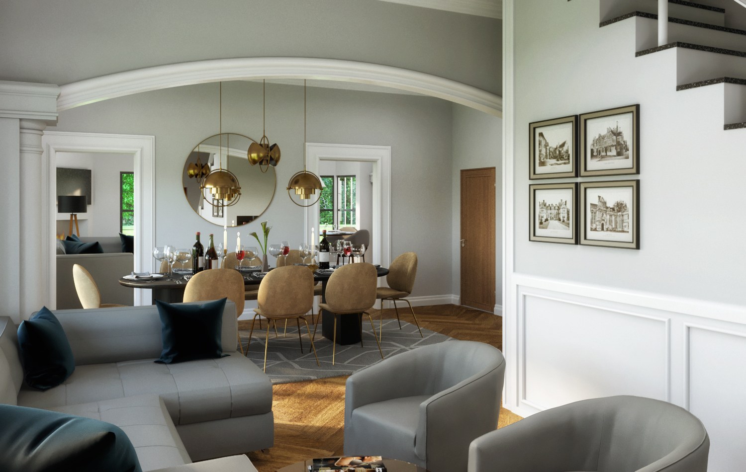 Mcclellan Avenue Living Dining