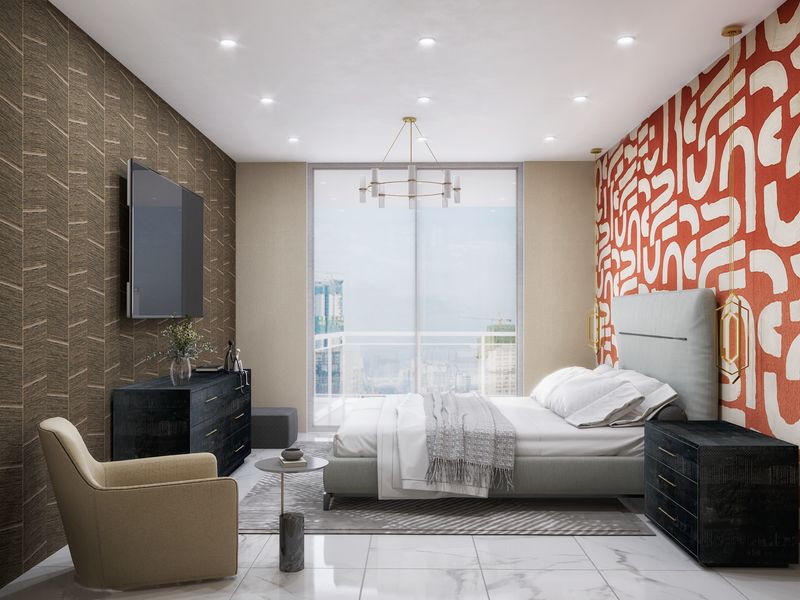 Vip Suite Bold Accent Wall