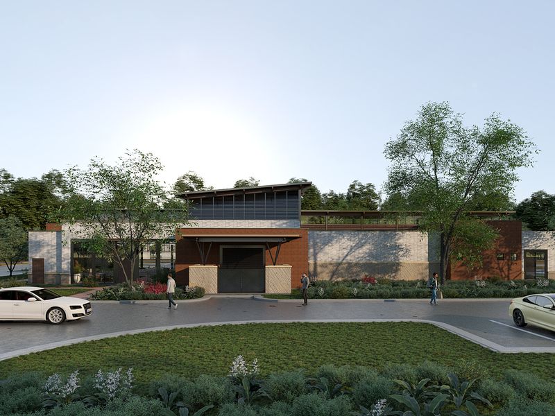 Brick Metal Retail Center