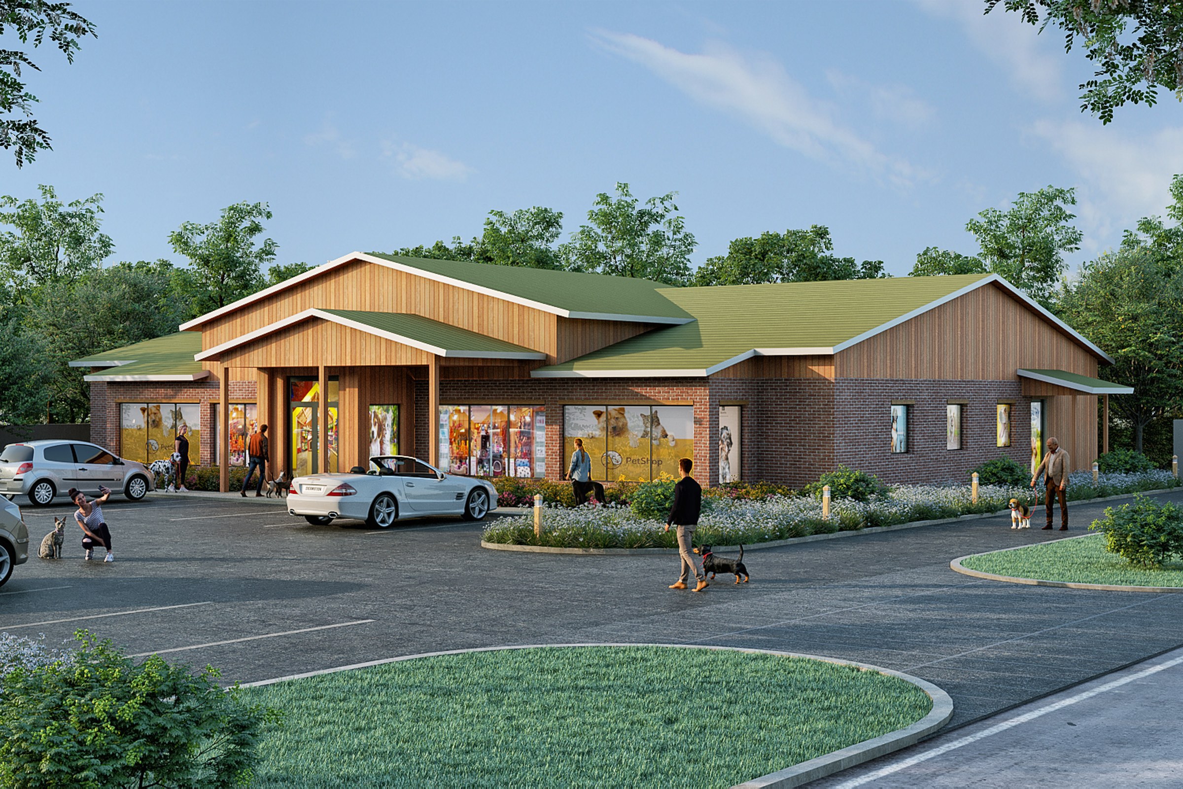 Brick Wood Pet Retail