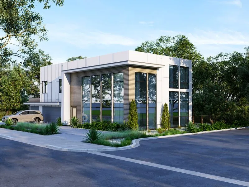 Modern Glass Retail Pavilion — retail 3D rendering