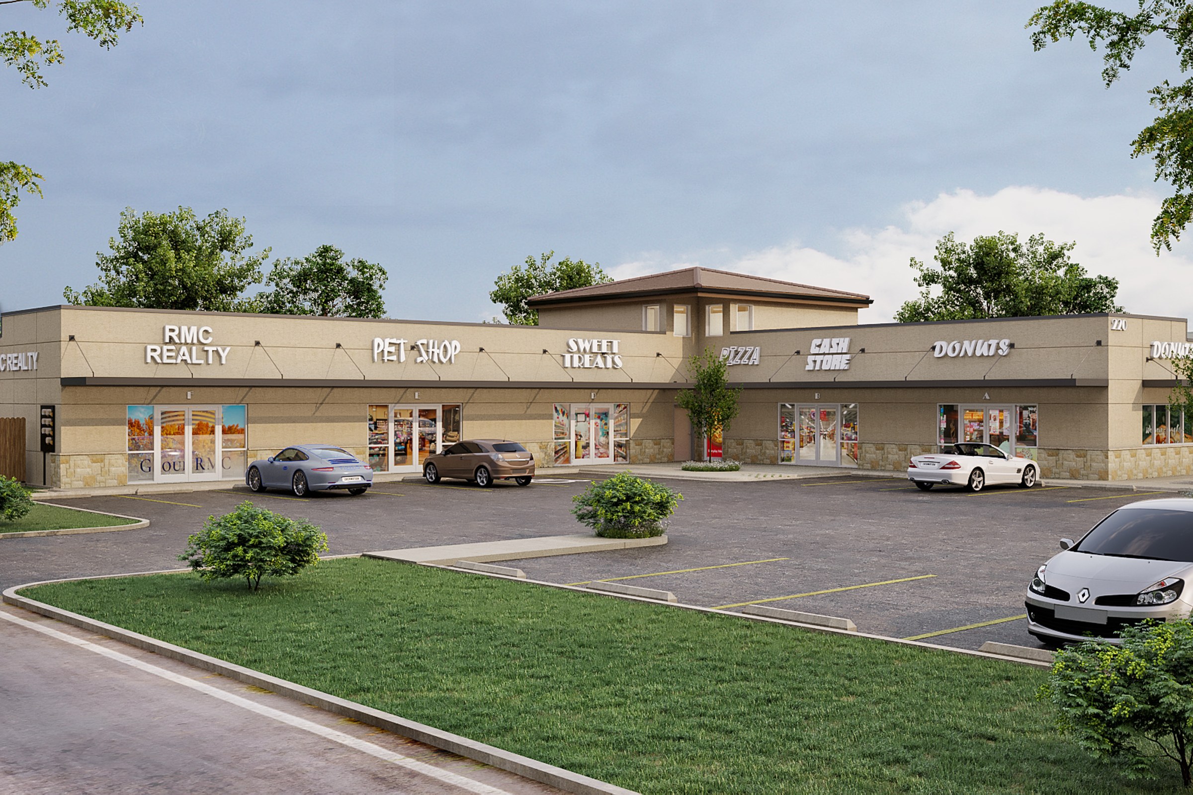 Multi Tenant Strip Mall