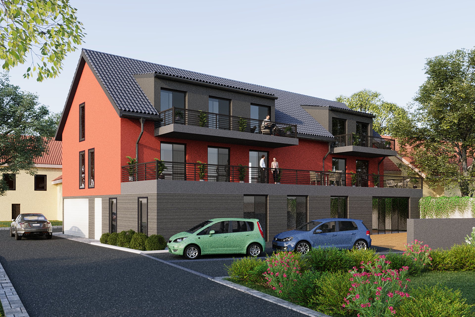 Red Stucco Mixed Use — image 2