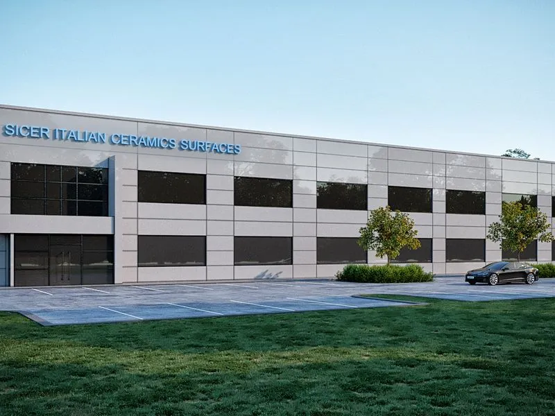 Sicer Italian Ceramics — retail 3D rendering