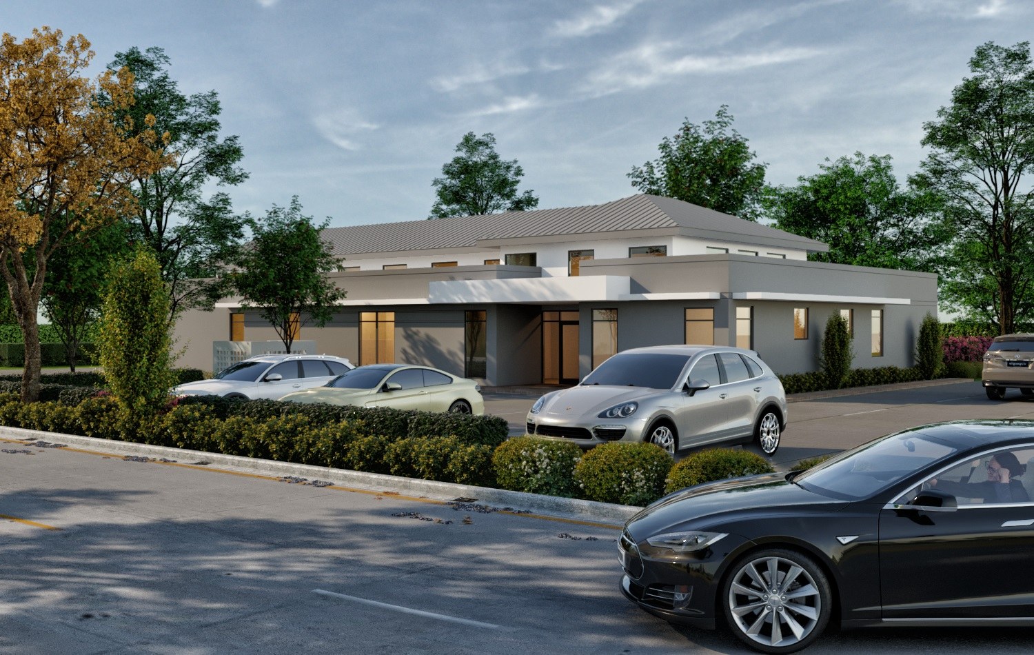 Single Story Retail Building