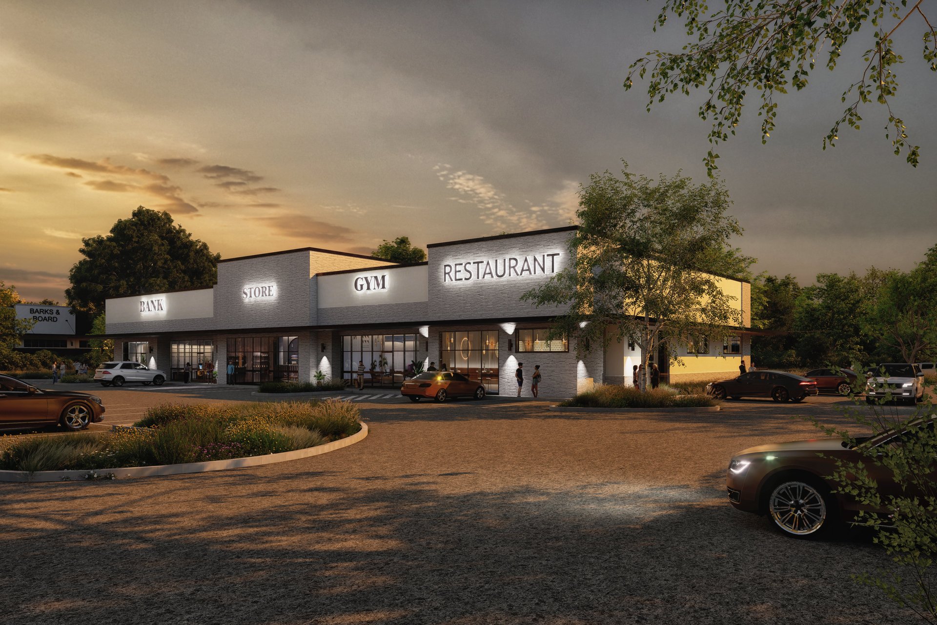 White Brick Strip Mall — image 2