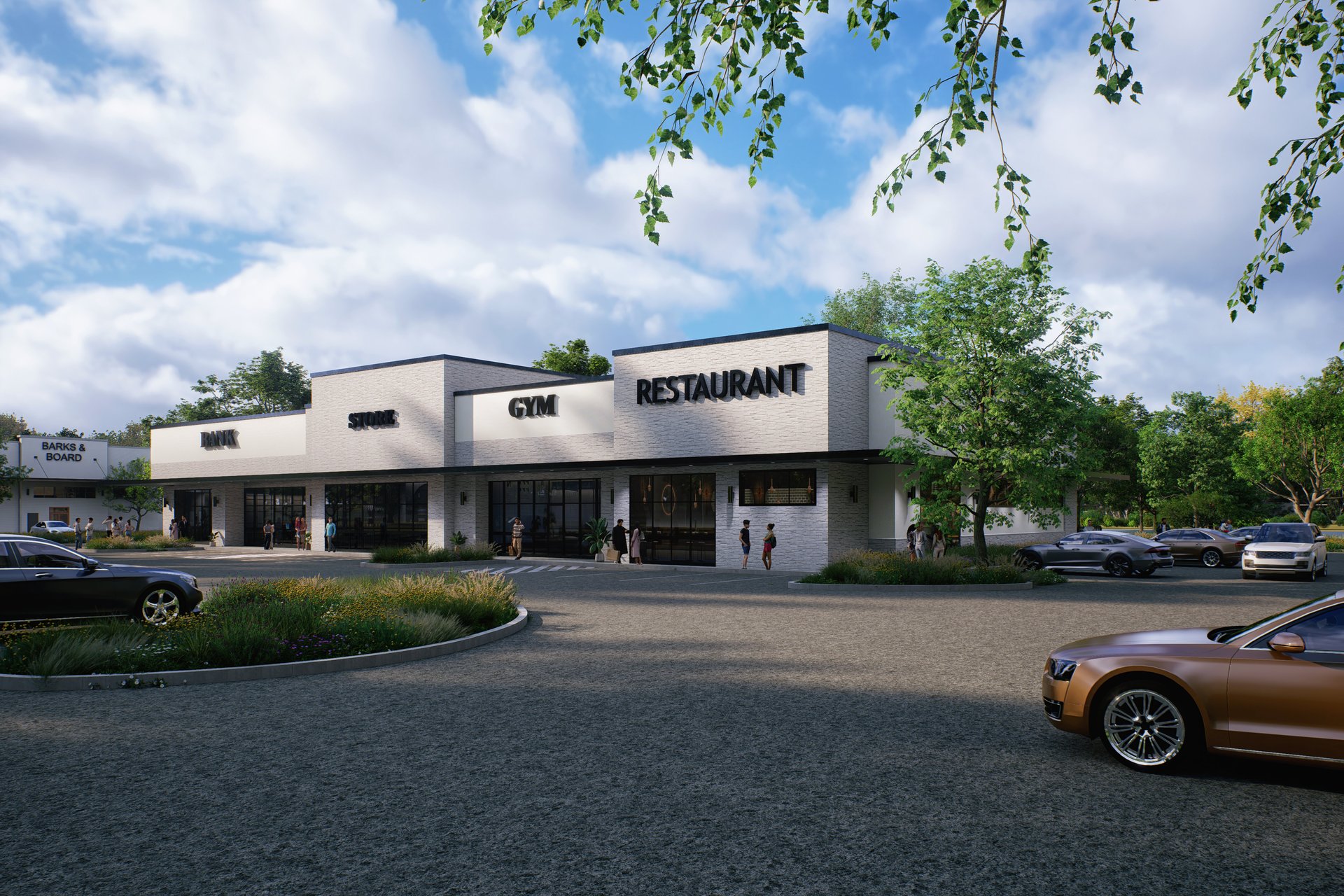 White Brick Strip Mall — image 3