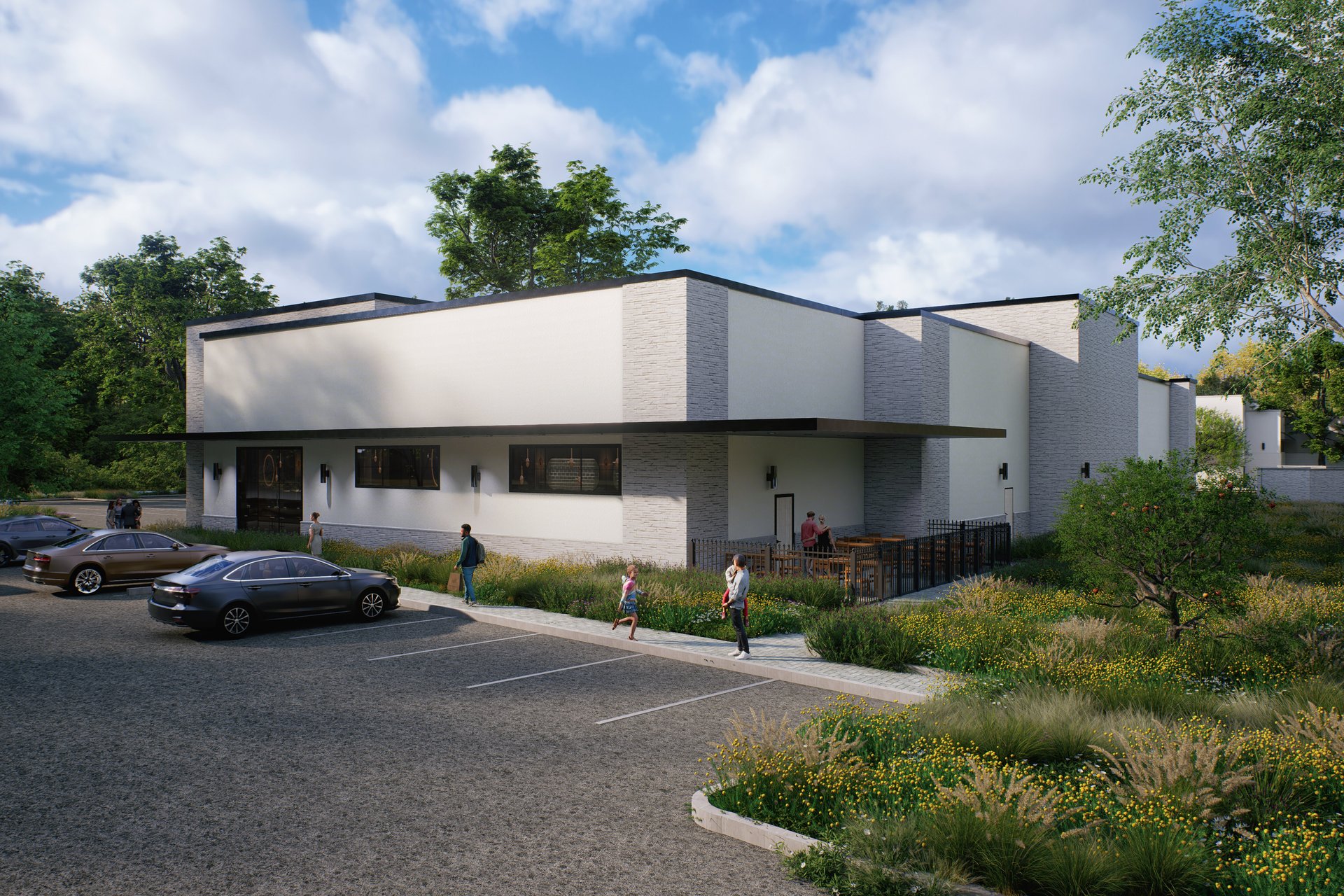 White Brick Strip Mall — image 6