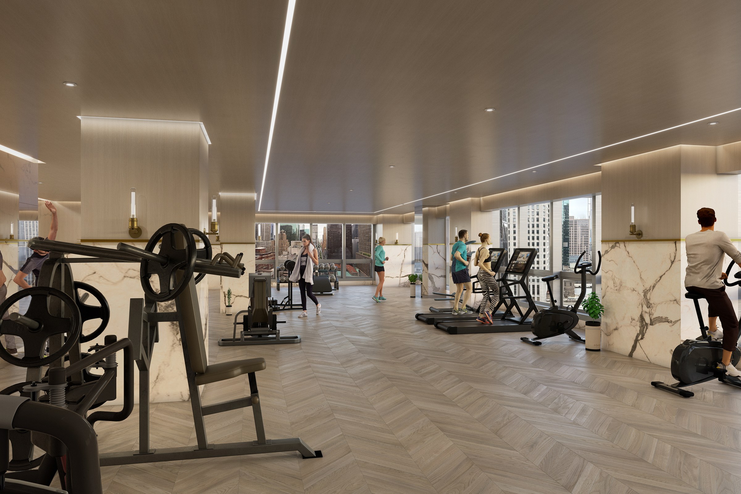 Luxury Highrise Gym