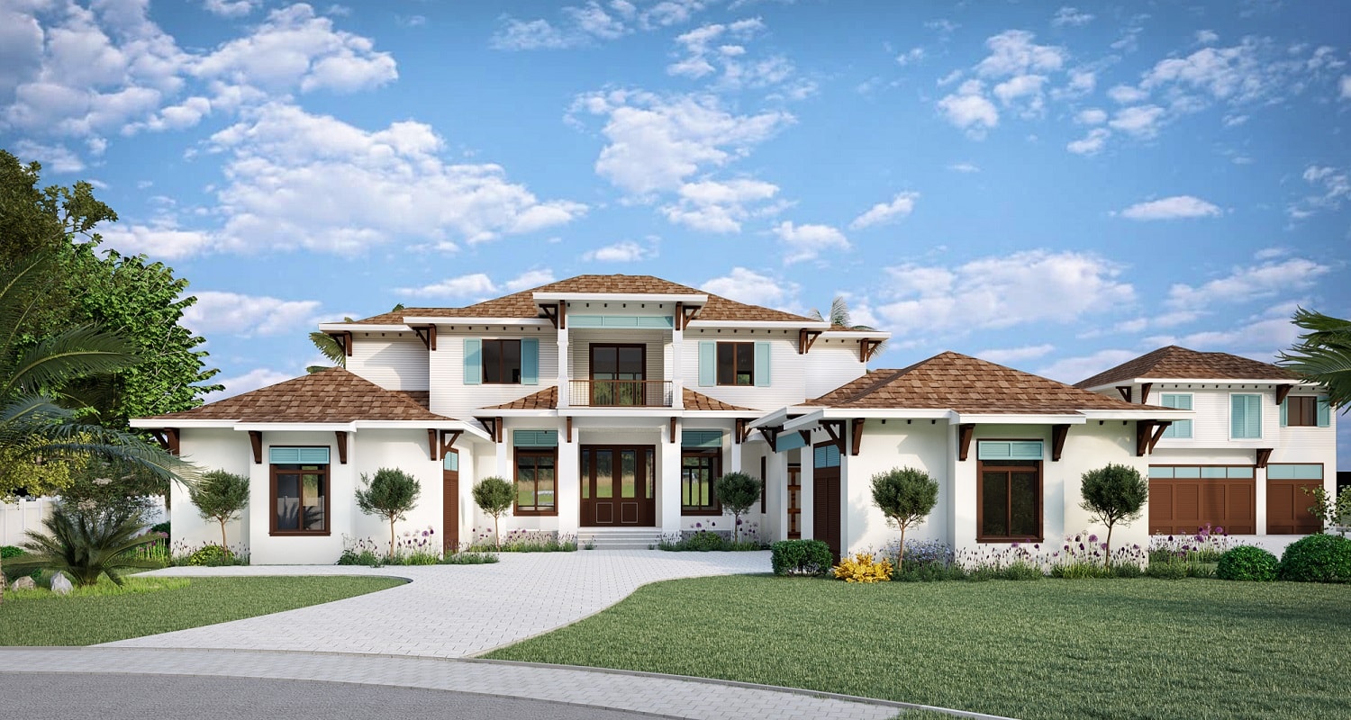 Luxurious Villa 3D Exterior Rendering