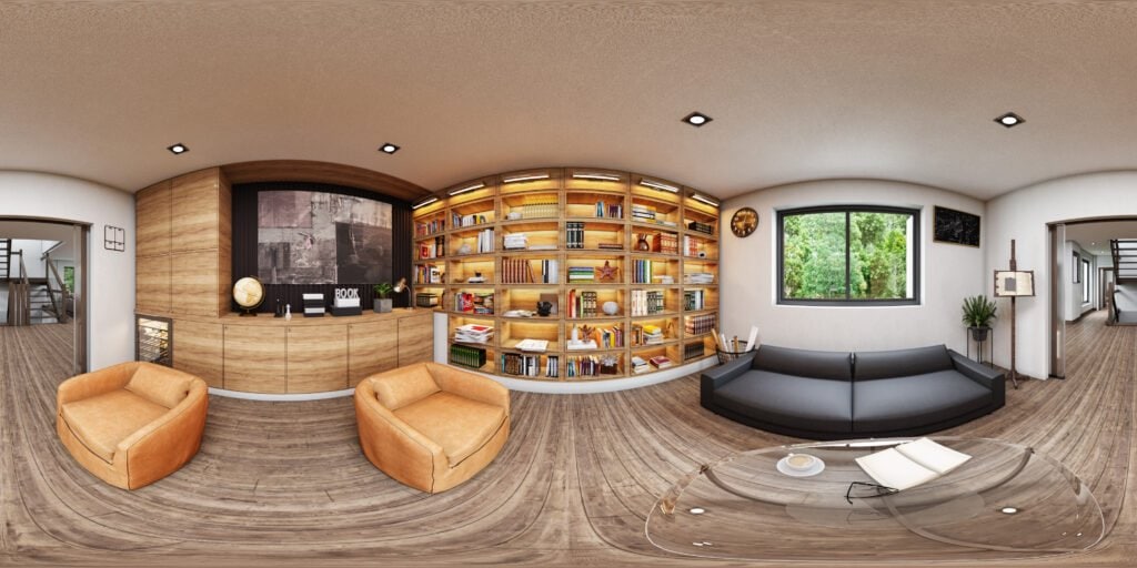 Modern study room interior design